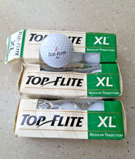 SPALDING TOP FLITE XL - REGULAR TRAJECTORY 3 Packs of 3 GOLF BALLS