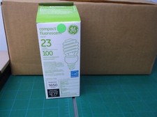 10 GE 23-watt Spiral CFL Bulb 23 W - Spiral - White Light Color - 10000