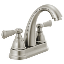 Peerless Elmhurst P2565LF-BN Two-Handle Centerset Bath Faucet BRUSHED NICKEL New