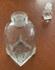 Vintage Made in Italy 10" Tall Clear Large Heavy Glass Decanter with Stopper — photo 8
