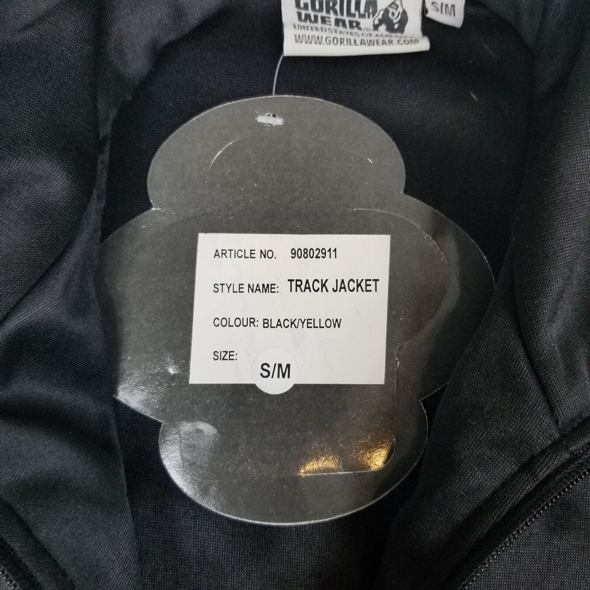 Men's Gorilla Wear Full Zip Track Jacket New Bodybuilding Men's Gorilla Wear Full Zip Track Jacket New Bodybuilding