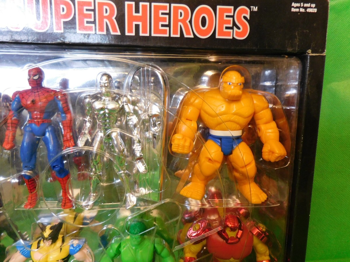 Vintage 1995 Toy Biz Marvel's Greatest Super Heroes Gift Set