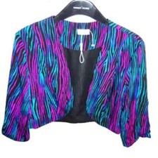 Women Minuet Petite Ladies Bolero - Multicolour -uk 14