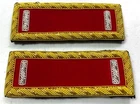 INDIAN WARS US ARMY M1872 ARTILLERY 1ST LIEUTENANT TUNIC SHOULDER BOARDS W/CILPS