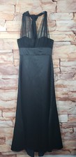 Jim Hjelm Occasions Black Dress Size 12-tied around the neck