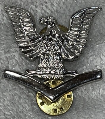 VTG 3rd Class Petty Officer E-4 Navy Vanguard Spread Eagle Badge Pin V-21-N
