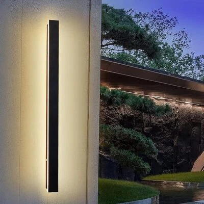 Lange Wandlampe Außen Wandleuchte,30-100cm LED Außenleuchte Warmweiss/weiss IP65 - Bild 1 von 4