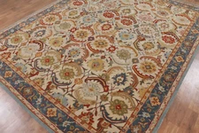 Pottery Barn Eva Beige Wool area rug | Hand made Rug | Designer Rug sale