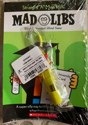 Straight ''A'' Mad Libs  -Paperback  **NEW**