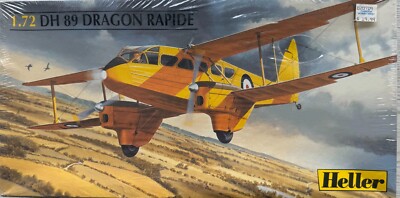   HELLER DH 89 Dragon Rapide de Havilland   Model Airplane #80345 NISB 1:72