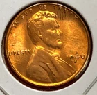 1940-S Lincoln Wheat Cent Penny GEM RED BU From an Original Bank Roll