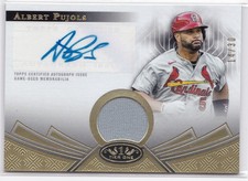 2023 Topps Tier One ALBERT PUJOLS #tiar-ap SP Patch /30 Baseball Auto Autograph