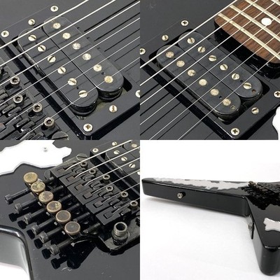 Navigator ESP Random Star Black Explorer Vintage Rare Guitar BanG