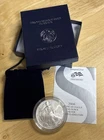 2006 Silver Uncirculated  American Eagle One Ounce  W/COA  99.9% Silver