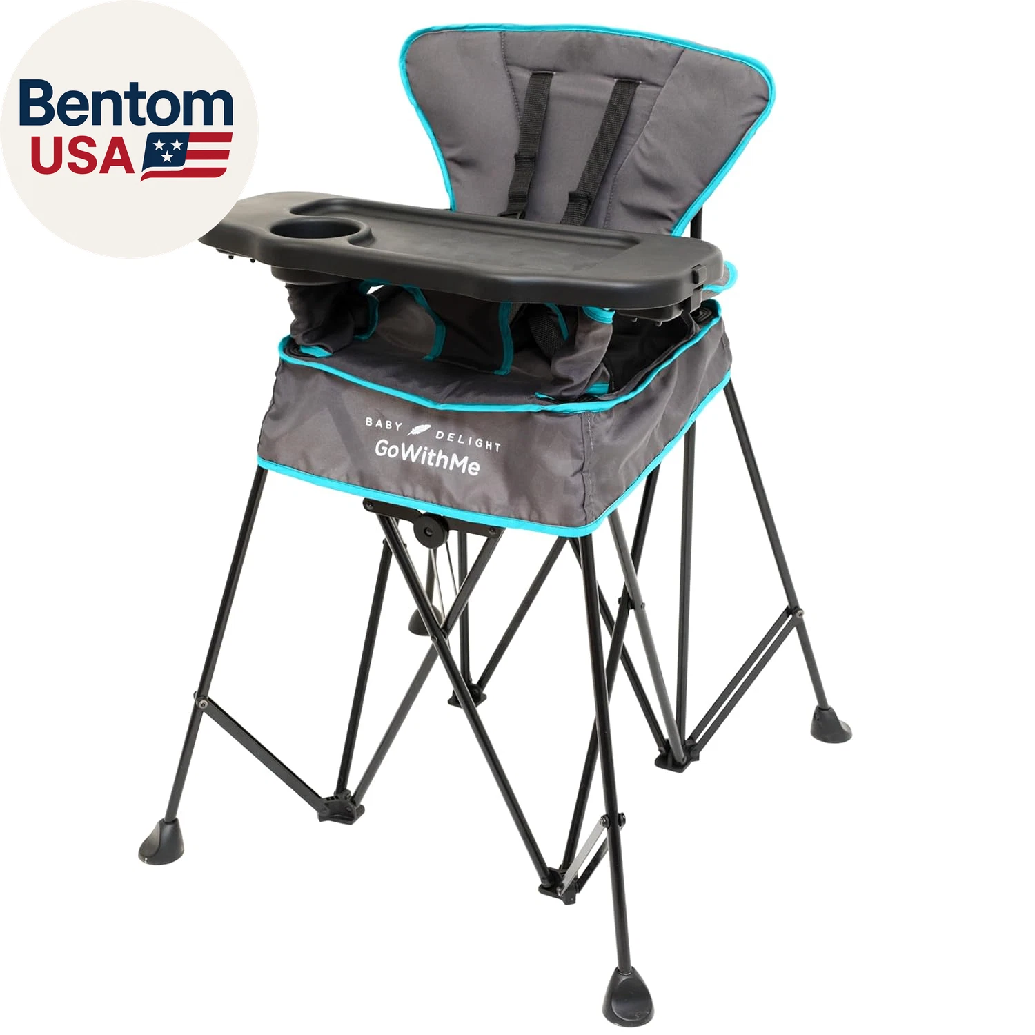Go with Me Uplift Deluxe Portable High Chair, Indoor and Outdoor,Slate Grey
Opens in a new window or