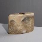 Vase vintage porcelaine de Virebent Puy l'évêque France 1980s Nucléations