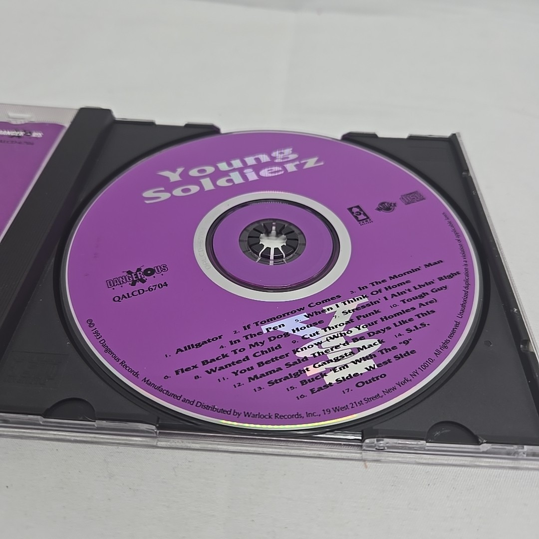 Young Soldierz Original CD 1993 Dangerous Records Pump Warlock