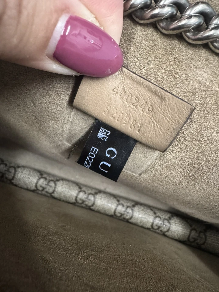 Gucci Dionysus GG Supreme Shoulder Chain Bag - Small - Brown - Iconic - Image 4 of 4