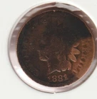 US Rare Old West 1881 Indian Head Penny Coin American Collection Shield Cent USA