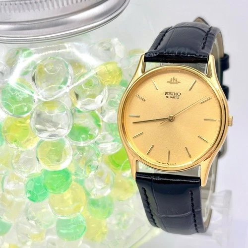 Seiko Vintage Men’s Quartz Gold 2K01-0010 Dress Watch New Battery Working