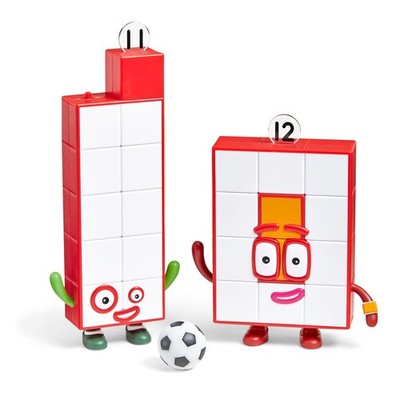 hand2mind Numberblocks Friends Eleven and Twelve 1.1 inches, Multicolor