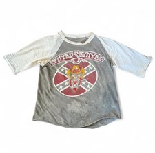 Rare Single Stitch 1970s Lynyrd Skynyrd Skull...