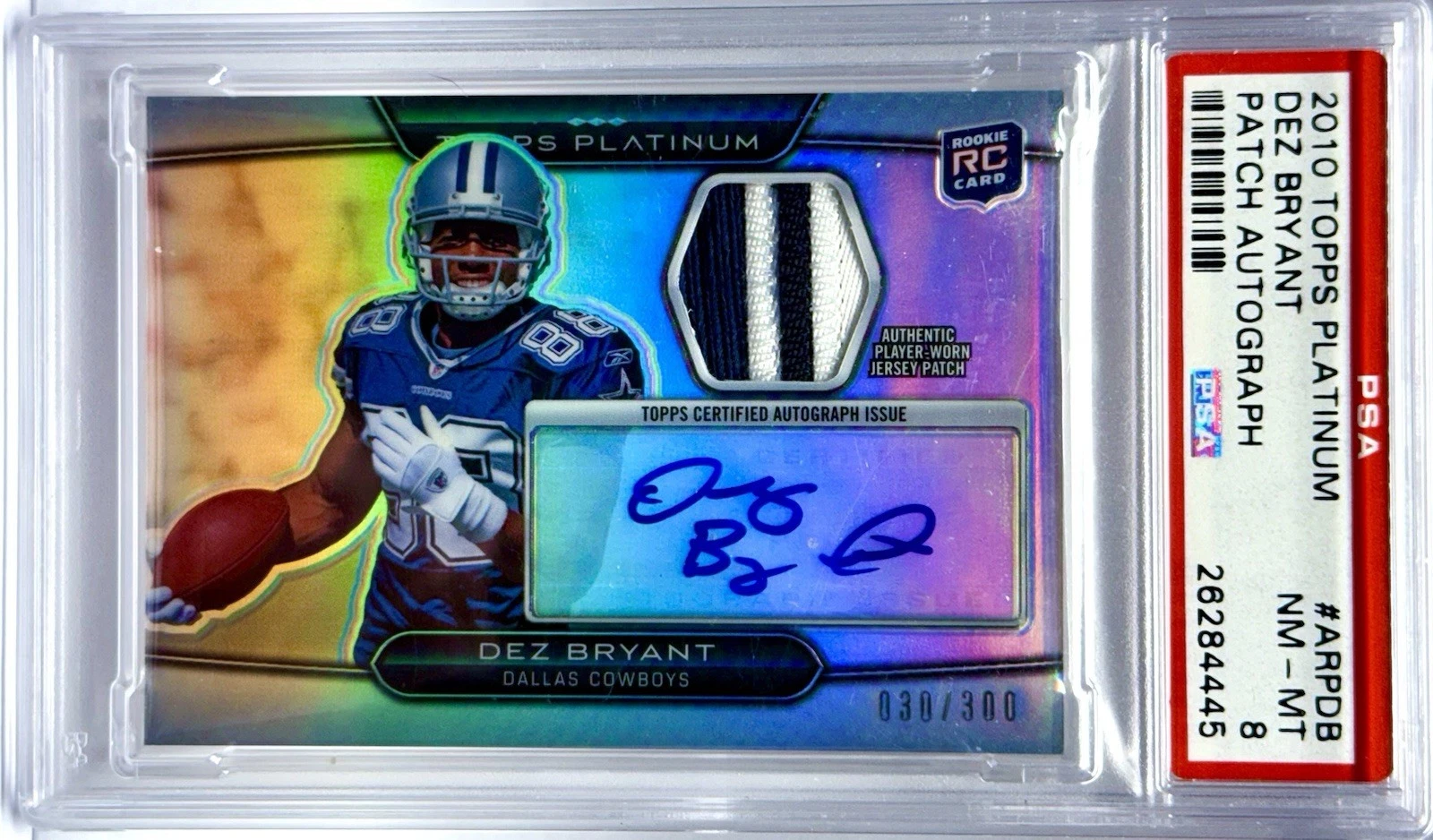 Dez Bryant Topps Platinum Patch Autograph #ARPDB Base