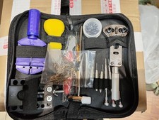 147 Pcs Watch Repair Kit Watchmaker Back Case Remover Opener Link Pin Spring Bar