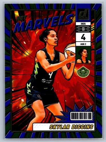 2025 Panini Donruss WNBA - Net Marvels Skylar Diggins-Smith #13 Press Proof