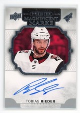 2017-18 Upper Deck Premier Magnificent Marks Tobias Rieder #MM-TR Auto