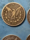 Lot Of 6 Rare Morgan Silver Dollars Key Dates 1 CC, VF To AU Very Rare Some Rain