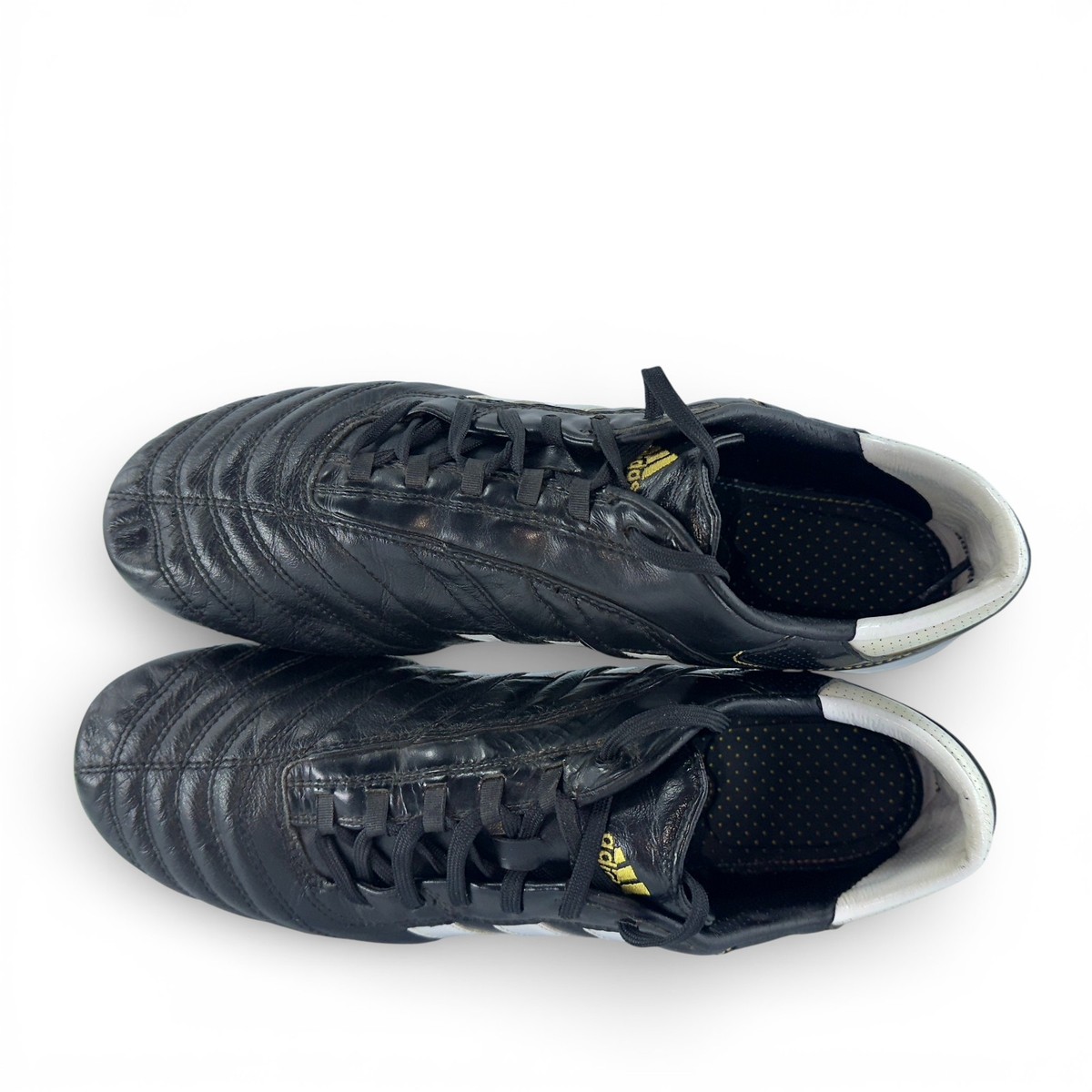 Adidas adiPure III FG  Soccer Cleats Black Leather  Elite USA Mens 10 Adidas Adipure III FG G00927 Elite Black boots Cleats mens  main image 2