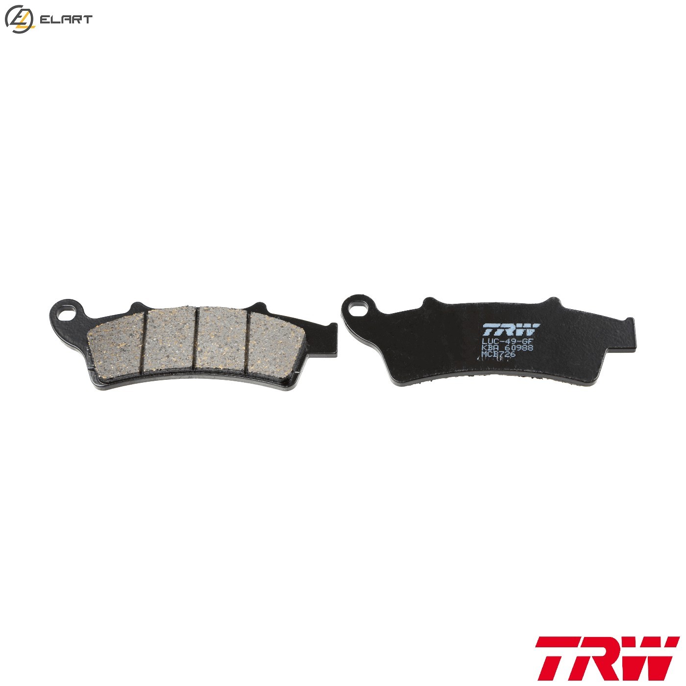 BRAKE PAD SET DISC BRAKE MCB726