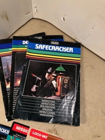 vintage intellivision  28 books,  guides,instuctions and 45 instruction cards