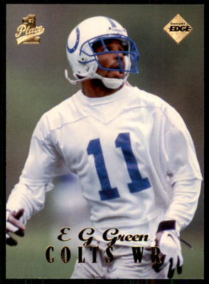 1998 Collector's Edge First Place E.G. Green Rookie #140 Indianapolis Colts Card