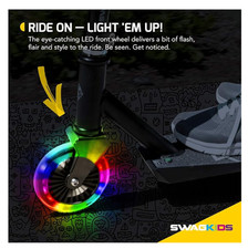 LED Light Up Front Wheel for Swagtron Swagger SK3 Metro Electric Scooter