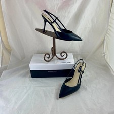 Nine West Women's Peni Black Leather Pointy Shoes US 9M MSRP $95