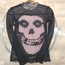 Vintage 90s Misfits Dogpile Mesh Shirt Mens M Rare Punk Horror Band Tee