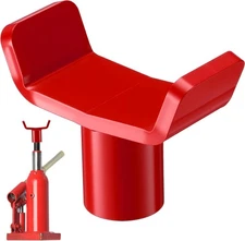 Bottle Jack Adapter Lifting Saddle, Safe Steel Axle Saddle Adapter for 12t Red