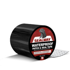 Black RV Roof Sealant Tape, 4" X 10' Waterproof Repair Seal Tape   Extra Thick,