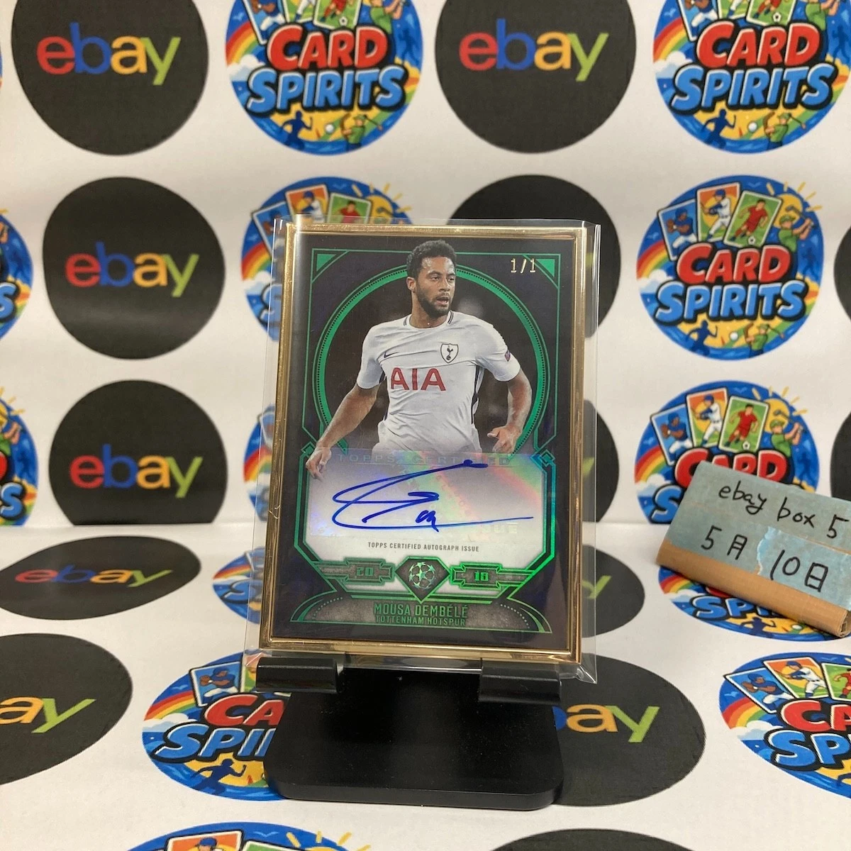 Topps Soccer Tottenham Hotspur Autographed Sports Trading Cards