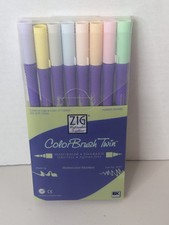 Zig Watercolor System ColorBrush Twin Water Based Markers Pastels
