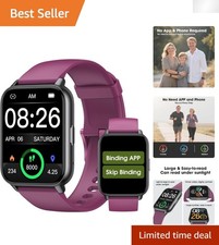 Elegant No App Required Smart Watch - 1.8'' HD Display  7-Day Battery Life