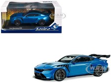 2025 FORD MUSTANG GTD INDULGENT BLUE 1/43 DIECAST MODEL CAR BY SOLIDO S4318301