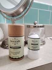 Beccah's 100 Natural Organic Deodorant Crystal Alum Stick 2.15oz 
