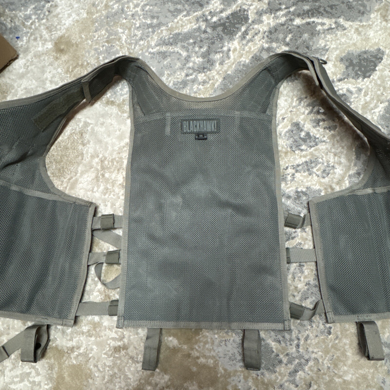 Blackhawk Tactical Vest Size 66 Zipper Front Hook And Loops Adjustable