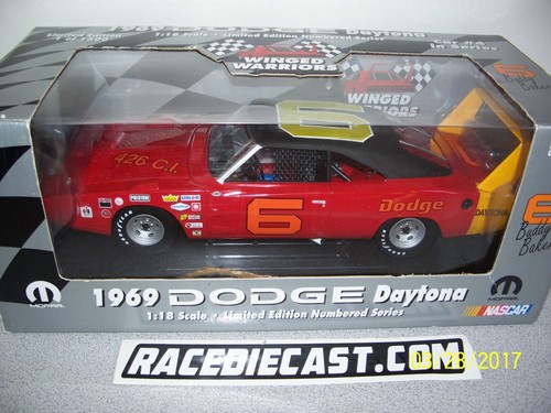 1/18 BUDDY BAKER 1969 COTTON OWENS DODGE DAYTONA RCI WINGED WARRIORS - Picture 2 of 2