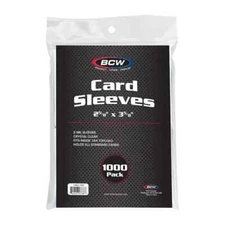 (10000) BCW Soft Penny Card Sleeves | Case  | 10x 1000ct packs