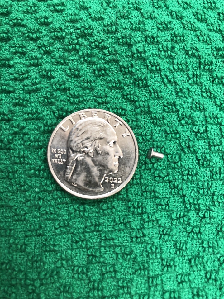 Micro Fasteners 1000 pieces Soild Rivet Flat HD 1/16 Dia, 1/8 L, RVSL102FM, Alum - Image 4 of 4