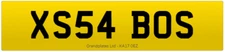 XS PRIVATE NUMBER PLATE XS54 BOS CHERISHED REGISTRATION BOSS DVLA REG PLATE